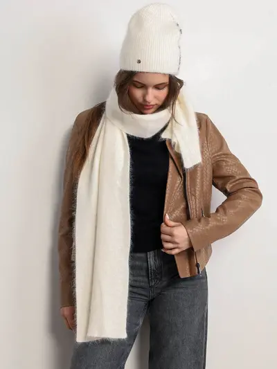 Шарф из ангоры и акрила